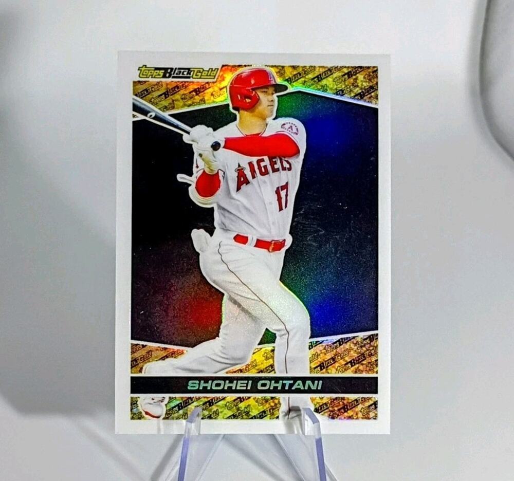 Shohei Ohtani 2021 Topps Chrome Update Series - Target Topps Black Gold #BGC-13